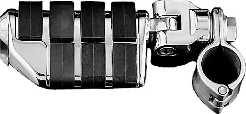 Kuryakyn Dually ISO Pegs With 1-1/4inch Clamp Chrome (Pair)