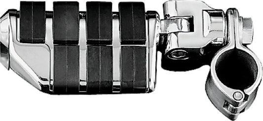 Kuryakyn Dually ISO Pegs With 1-1/4inch Clamp Chrome (Pair)