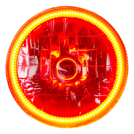 Oracle Lighting 97-06 Jeep Wrangler TJ Pre-Assembled LED Halo Headlights -Amber