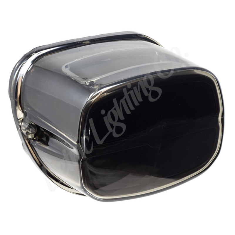 Letric Lighting 1999+ OEM Sq Back Model Squareback LED Taillight - Black (Chrome Housing/Clear Lens)