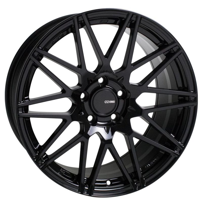 Enkei TMS 17x9.0 45mm Offset 5x100 Bolt Pattern 72.6mm Bore Gloss Black Wheel