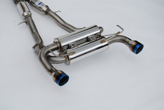 Invidia 2022+ Nissan Z 70mm Gemini Cat Back Exhaust - Rolled TI Tips