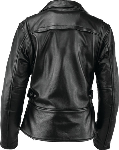 Kuryakyn Leather By River Road Ironclad Classic Leather Jacket Black Womens - Small