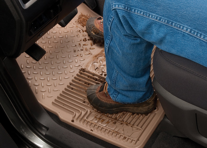 Husky Liners 07-12 GM Silverado/Sierra/Tahoe/Yukon/Escalade Heavy Duty Black Front Floor Mats