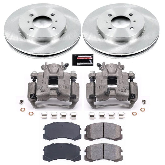 Power Stop 02-07 Mitsubishi Lancer Front Autospecialty Brake Kit w/Calipers