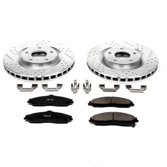 Power Stop 05-07 Cadillac XLR Front Z23 Evolution Sport Brake Kit