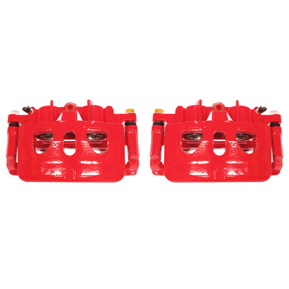 Power Stop 13-17 Ford Explorer Front Red Calipers w/Brackets - Pair