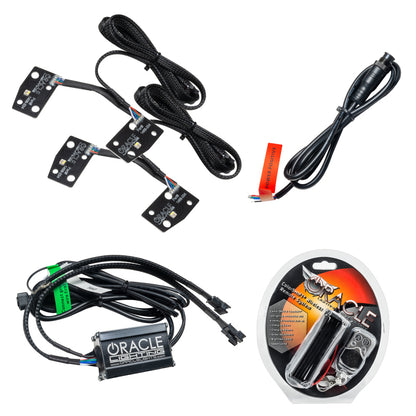 Oracle 2021 Ford Bronco DRL Upgrade w/ Halo Kit - ColorSHIFT w/ RF Controller SEE WARRANTY