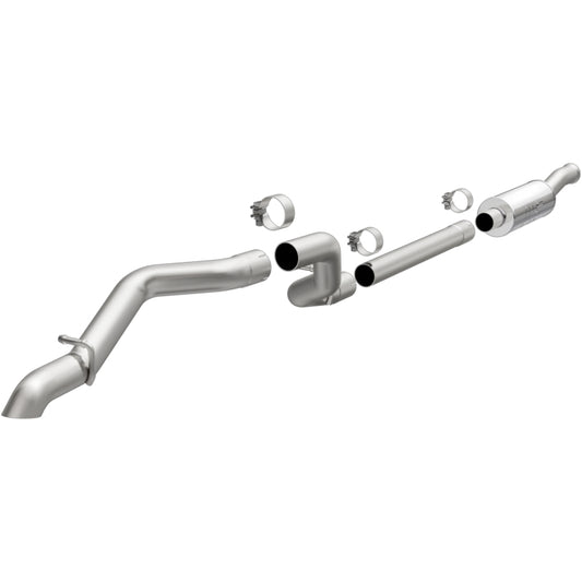 MagnaFlow Cat Back 2018 Jeep Wrangler 2.0L Rock Crawler Series Single Exit Stainless Exhaust