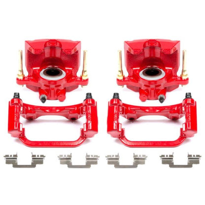 Power Stop 07-16 Cadillac Escalade Rear Red Calipers w/Brackets - Pair