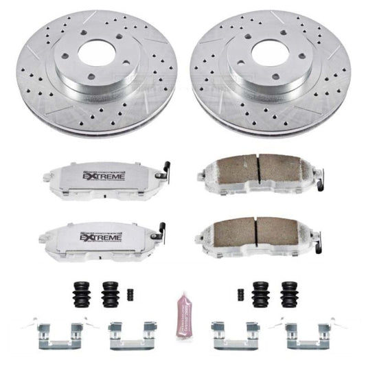 Power Stop 02-04 Infiniti I35 Front Z26 Street Warrior Brake Kit