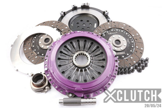 XClutch 1997 Mitsubishi Lancer EVO IV 2.0L 9in Twin Solid Organic Clutch Kit