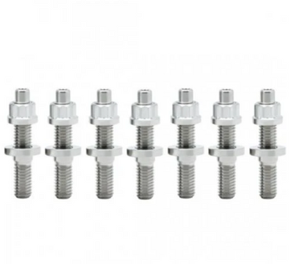 BLOX Racing SUS303 Stainless Steel Exhaust Manifold Stud Kit M8 x 1.25mm 45mm in Length - 9-piece