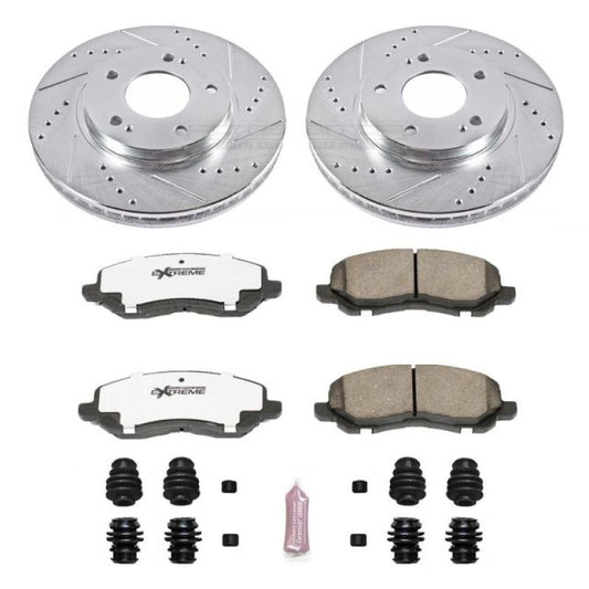 Power Stop 01-05 Chrysler Sebring Front Z26 Street Warrior Brake Kit