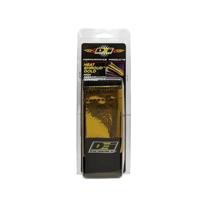 DEI Heat Shroud 1/2in to 1-1/4in I.D. x 3ft - Gold