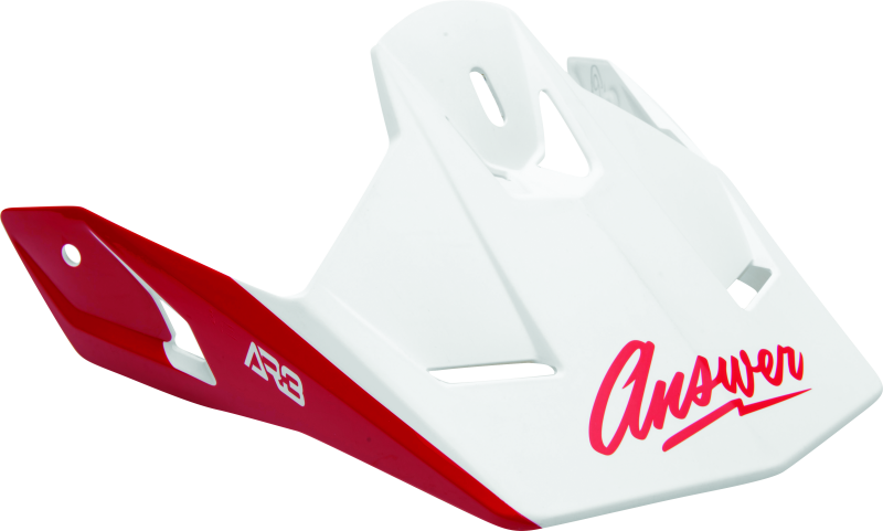 Answer AR3 Pace Visor - White/Red/Blue