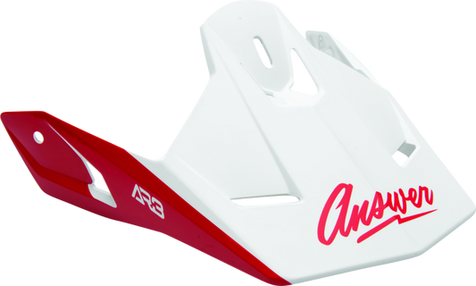 Answer AR3 Pace Visor - White/Red/Blue