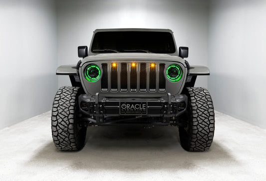 Oracle Oculus Bi-LED Projector Headlights for Jeep JL/Gladiator JT - ColorSHIFT 2 SEE WARRANTY