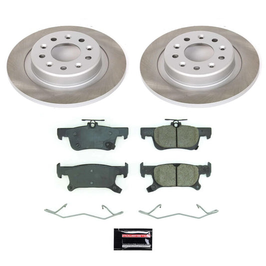 Power Stop 17-18 Buick Envision Rear Semi-Coated Rotor Kit