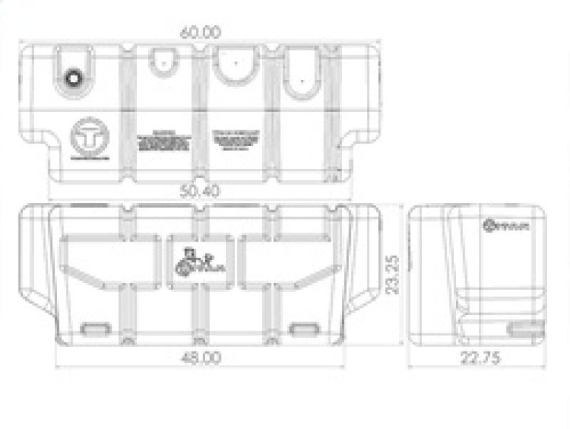 Titan Fuel Tanks Universal 100 Gallon In-Bed Trasnfer Tank