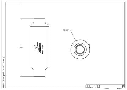 Aeromotive Pro-Series In-Line Fuel Filter - ORB-12 - 10 Micron Microglass Element