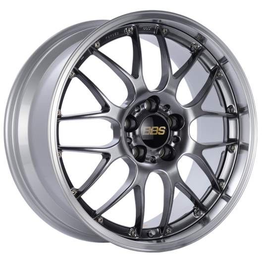 BBS RS-GT 19x8.5 5x130 ET53 CB71.6 Diamond Black Center Diamond Cut Lip Wheel