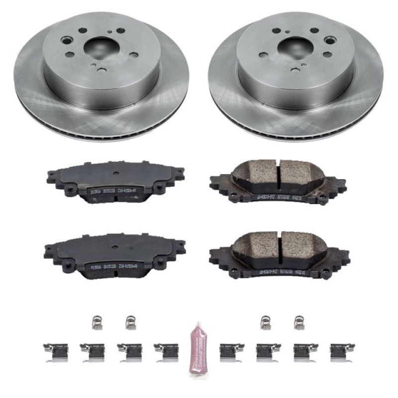 Power Stop 14-15 Lexus IS250 Rear Autospecialty Brake Kit