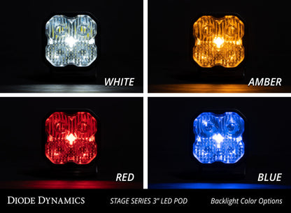 Diode Dynamics SS3 Sport RBL - White Spot Standard (Single)