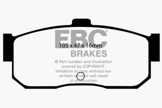 EBC 91-97 Infiniti G20 2.0 Ultimax2 Rear Brake Pads