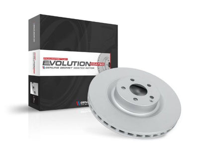 Power Stop 14-16 BMW 535d Front Evolution High Carbon Geomet Coated Rotor