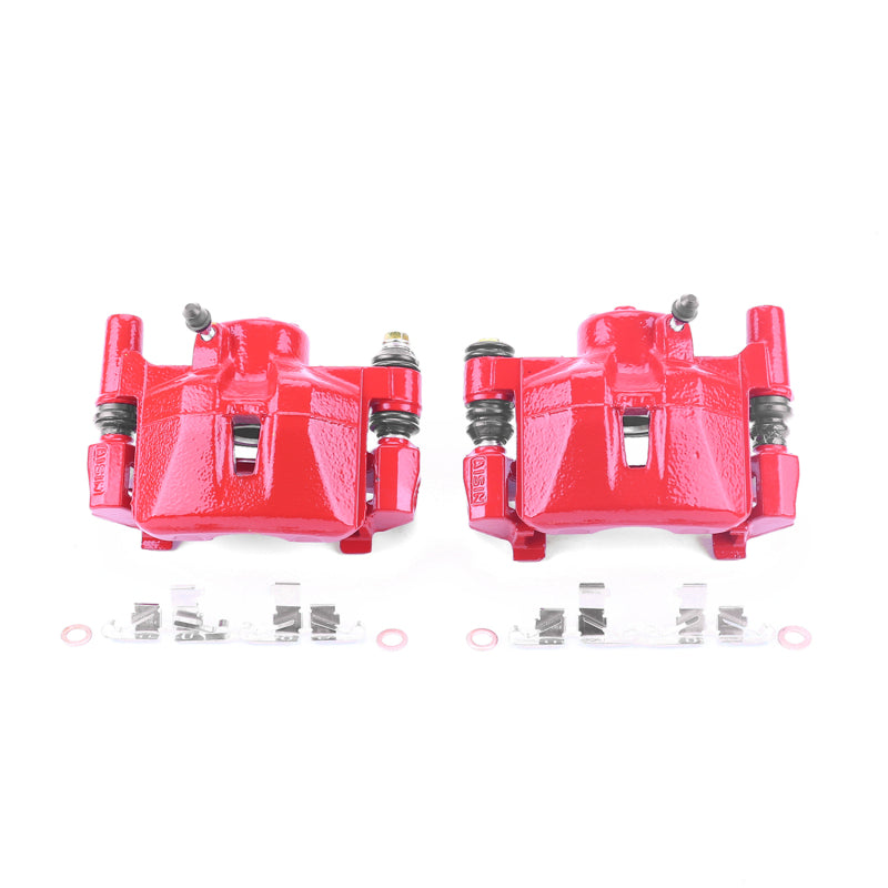 Power Stop 99-03 Lexus RX300 Rear Red Calipers w/Brackets - Pair