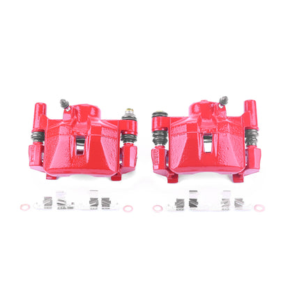 Power Stop 99-03 Lexus RX300 Rear Red Calipers w/Brackets - Pair