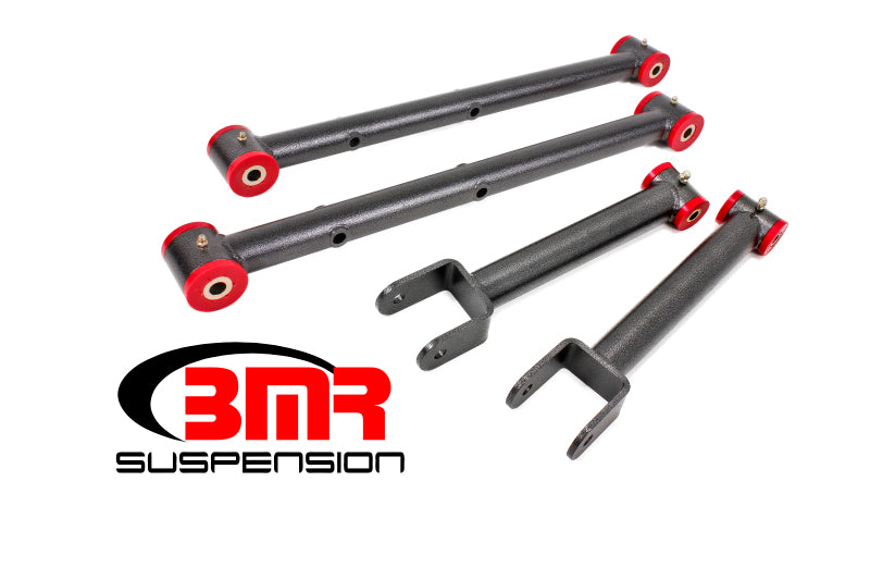 BMR 64-67 A-Body Non-Adj. Rear Suspension Kit - Black Hammertone