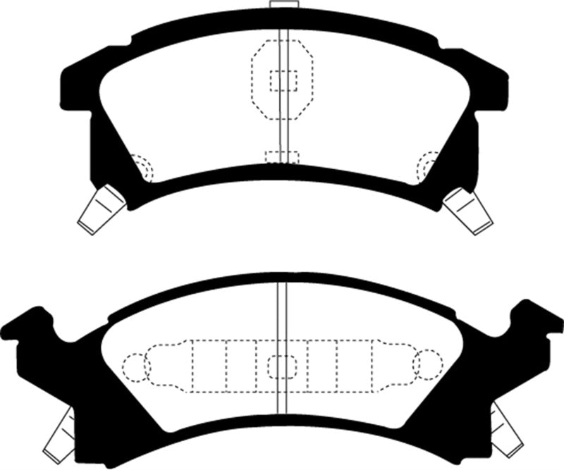 EBC 96-98 Buick Skylark 2.4 Ultimax2 Front Brake Pads