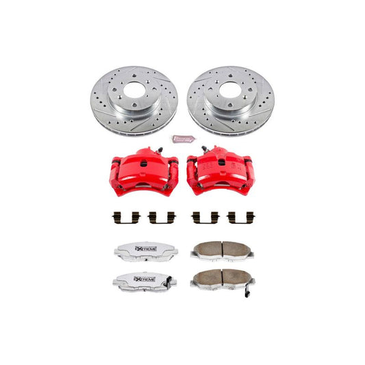 Power Stop 98-99 Acura CL Front Z26 Street Warrior Brake Kit w/Calipers