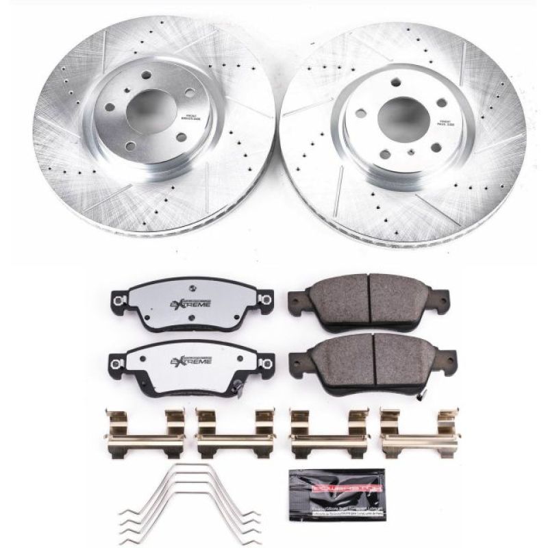 Power Stop 07-08 Infiniti G35 Front Z26 Street Warrior Brake Kit