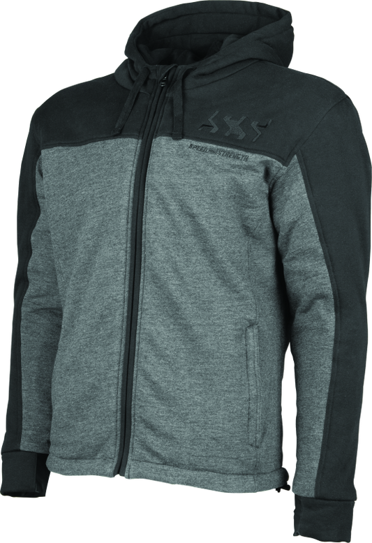 Speed and Strength Hammer Down Armored Hoody Black/Grey - Medium