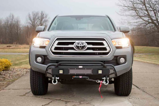 Fishbone Offroad 2016+ Toyota Tacoma Center Stubby Front Bumper