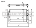Koyo 06-13 Mazda MX-5 Miata (MT) Radiator