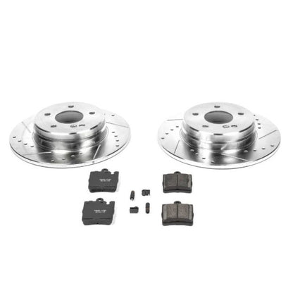 Power Stop 01-02 Mercedes-Benz E430 Rear Z23 Evolution Sport Brake Kit