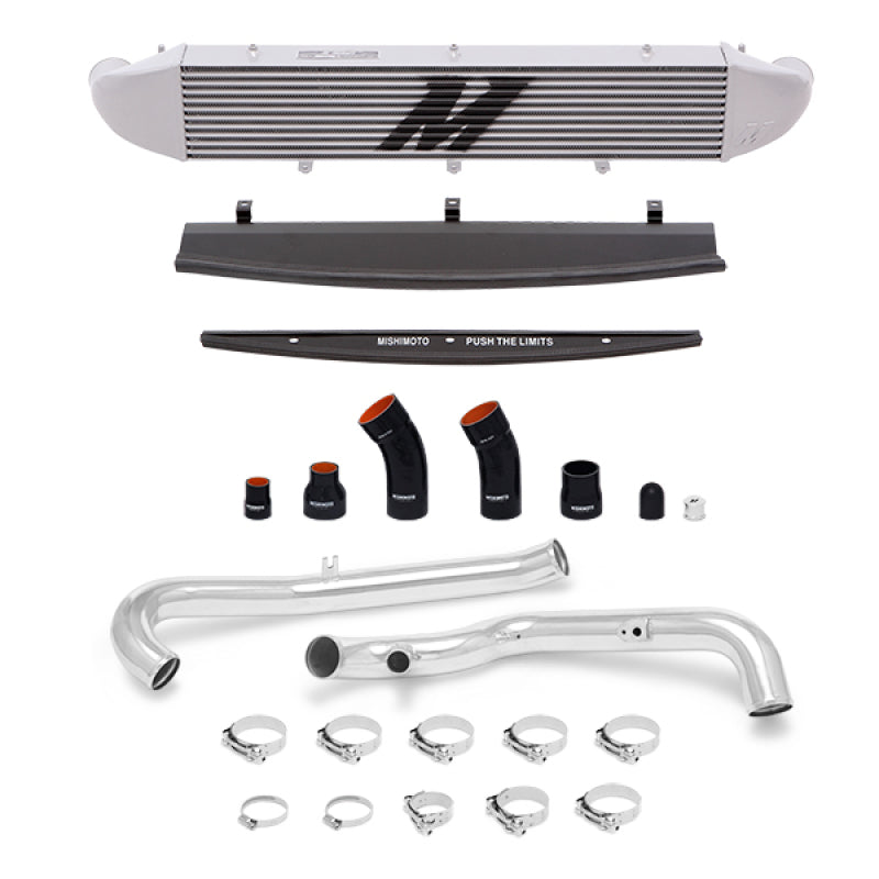 Mishimoto 2014-2016 Ford Fiesta ST 1.6L Front Mount Intercooler (Silver) Kit w/ Pipes (Silver)