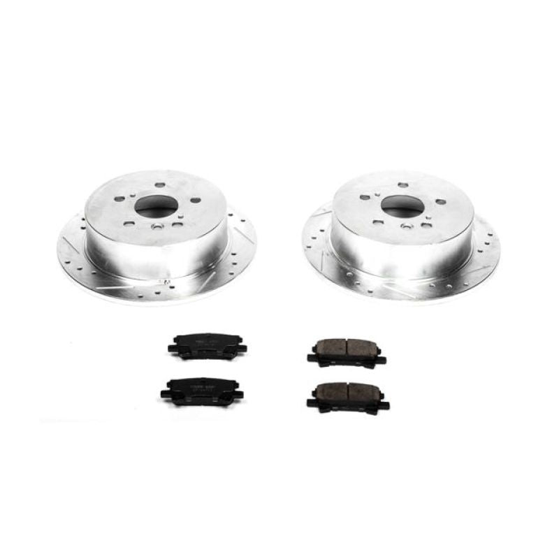 Power Stop 04-06 Lexus RX330 Rear Z23 Evolution Sport Brake Kit