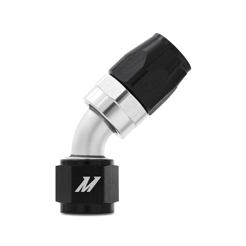 Mishimoto Aluminum -4AN 45 Degree Fitting - Black