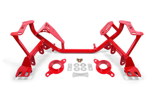 BMR 79-95 Ford Mustang K-Member Standard Version w/Spring Perches - Red