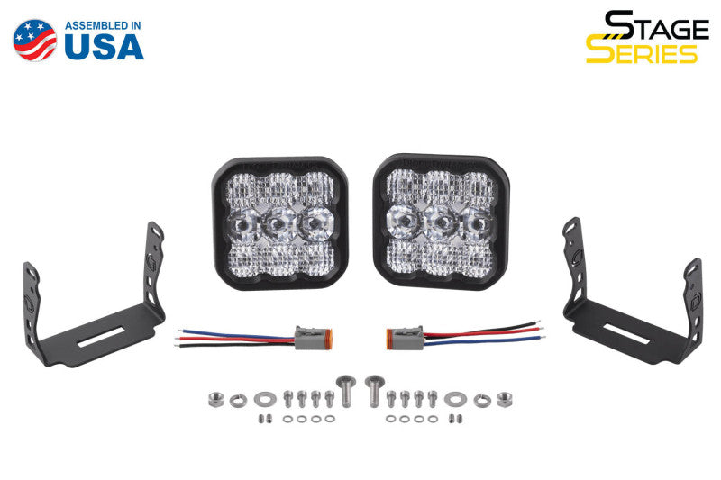 Diode Dynamics SS5 LED Pod Pro - White Combo (Pair)