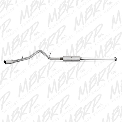 MBRP 2007-2008 Chev/GMC 1500 (Next Gen.) CC EC 66 bed 4.8/5.3L Cat Back Single Side