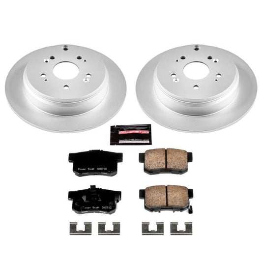 Power Stop 10-18 Acura RDX Rear Z17 Evolution Geomet Coated Brake Kit