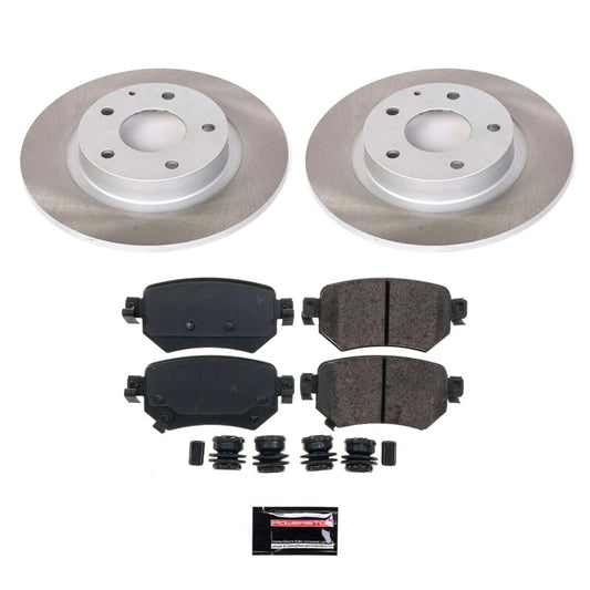 Power Stop 16-21 Mazda 6 Rear Semi-Coated Rotor Kit