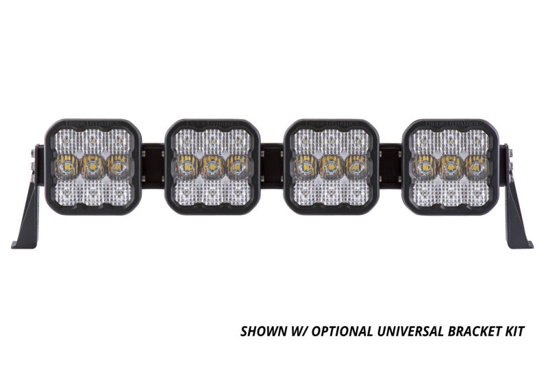 Diode Dynamics SS5 Pro Universal CrossLink 4-Pod Lightbar - White Combo