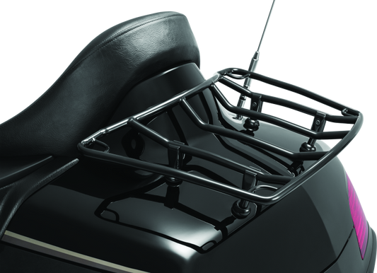 Kuryakyn Trunk Luggage Rack Adjustable Gloss Black